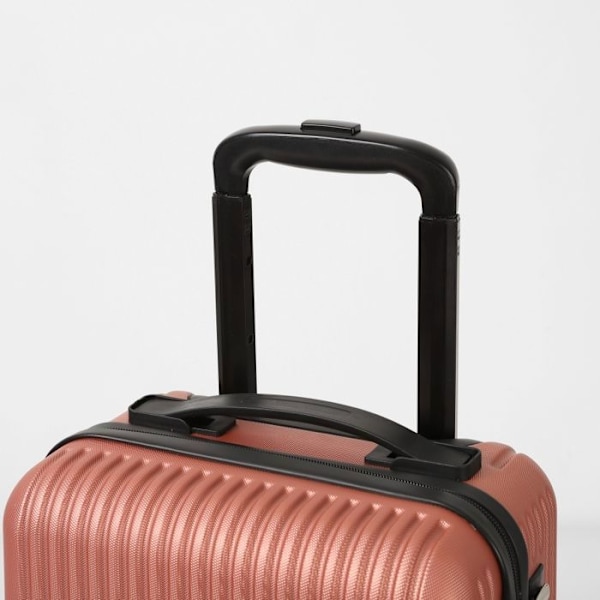 CabinFly Cruisair 40 x 30 x 20 cm Kabine Kuffert Wizzair Håndbagage Transavia Kuffert Vueling Eurowings EasyJet 40x30x20cm Rose guld
