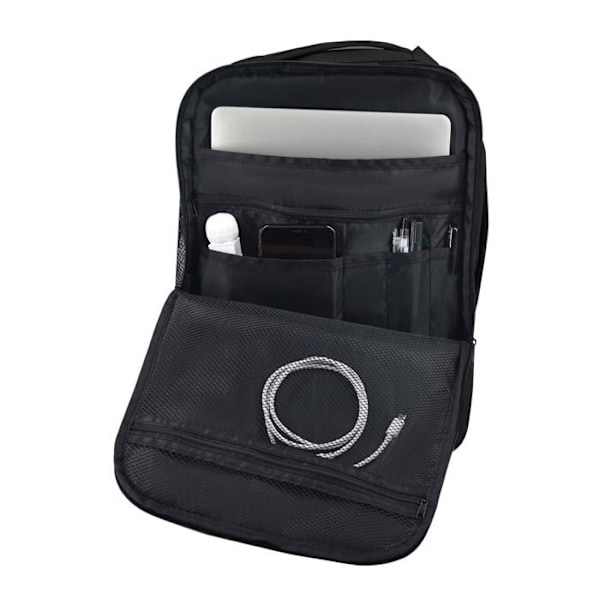 Sac à dos CabinFly - Bellanca - 40x30x15 cm - Polyester 600D - Let - Computerrum Svart