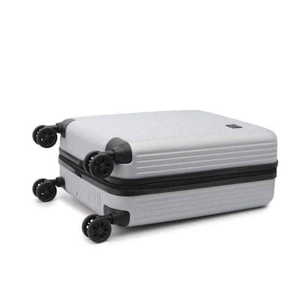 Valisette Kabin - CabinFly - Cruisair - 55x40x20 cm - Hårdt ABS - 4 Hjul 360° - Grå Grå