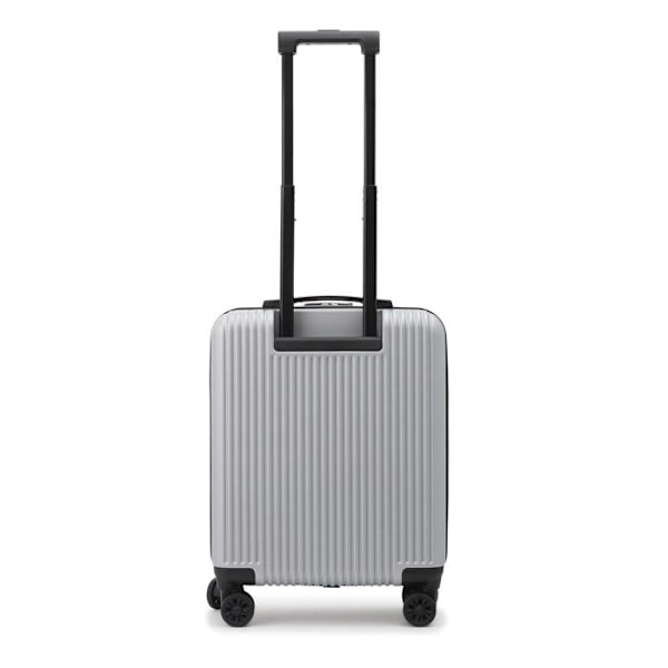 CabinFly Cruisair Ryanair 55x40x20 cm Kabine Kuffert Prioritet Kuffert Bagage med Håndtag ABS Hårdfør 4 Hjul 360° Grå