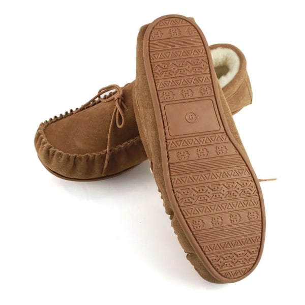 Eastern Counties Leather Herr Joel Mockasiner i mocka för män 7 Chestnut Chestnut-KK1- Chestnut 7 UK
