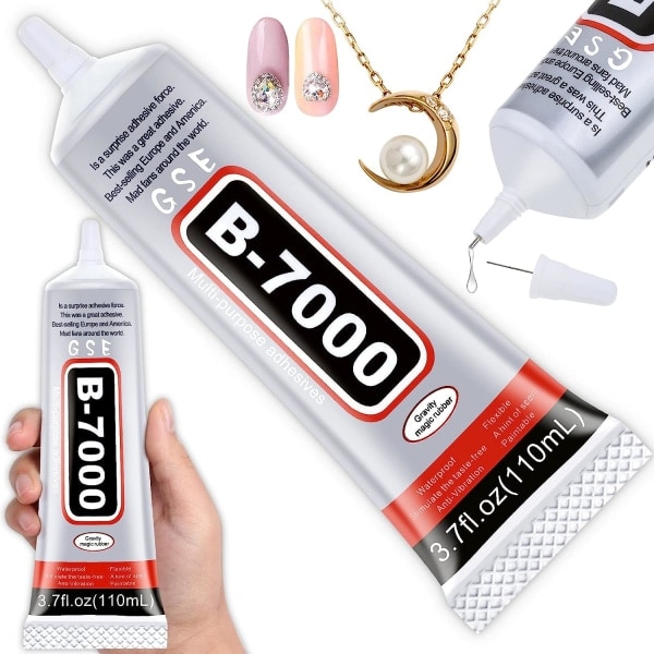 B7000 Strasslim för hantverk, 110ML 3,7 fl.oz Klar B-7000