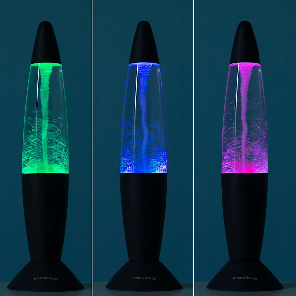 Tornado Lavalampe: Afslappende LED-farveskift & USB-drift Multicolor multifärg