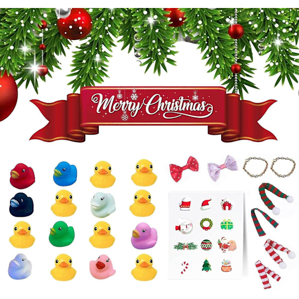 Gummianka Advent 2023, Advent 2023 Barn, Advent Anka Bad Till 0716 ducks8 AccessoriesS