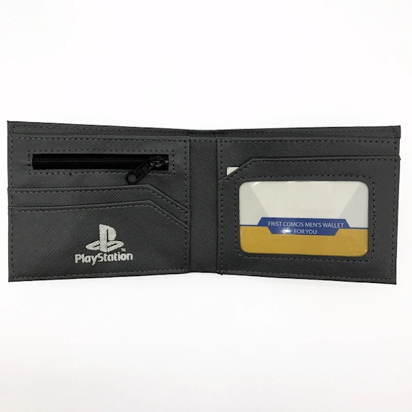 3D Touch Spel Playstation Plånbok Anime Tecknad PVC Plånböcker för Studenter Pojke Flicka Pengar Mynt Hållare Kort Plånbok