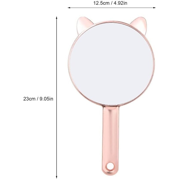 Sminkspegel för skrivbord, skönhetsspegel, förstärkningsspegel, portabel