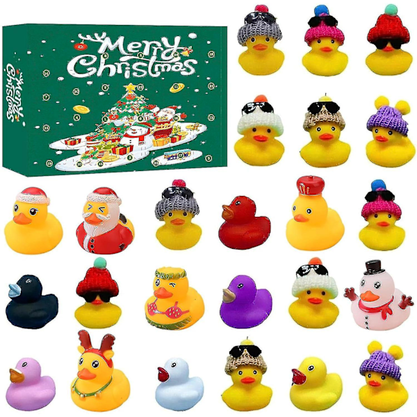 Gummianka Advent 2023, Advent 2023 Børn, Advent Anka Bad Til 03(24 ducks)