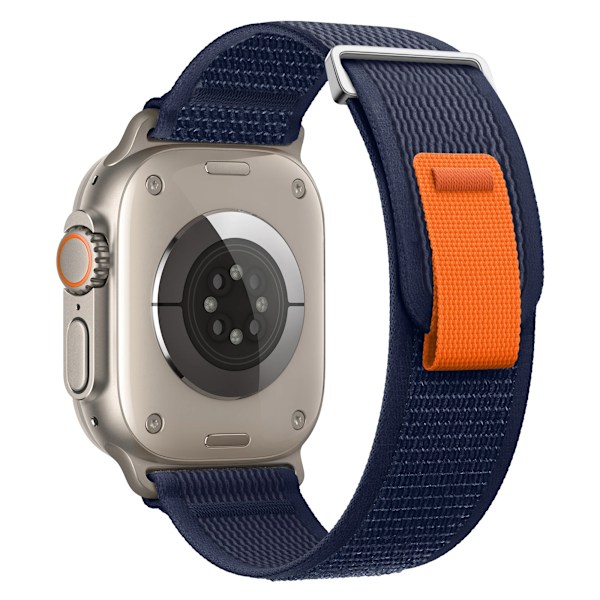 Trail Loop rem til Apple Watch Band 44mm 40mm 45mm 41mm 42 44 45 mm Sportsarmbånd iwatch Ultra 2 49mm series 9 8 se 7 6 5 4 3 Navy blue 1