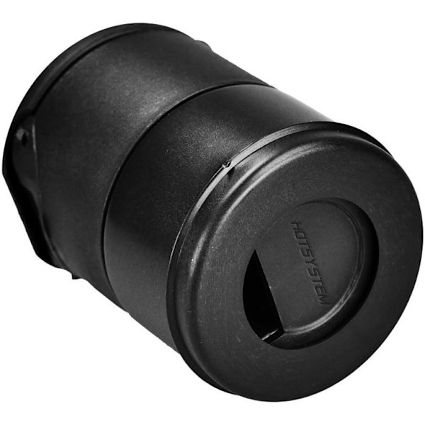 Auton tuhkakuppi mukitelineeseen kannella ja sinisellä LED-valolla universal-XM2-