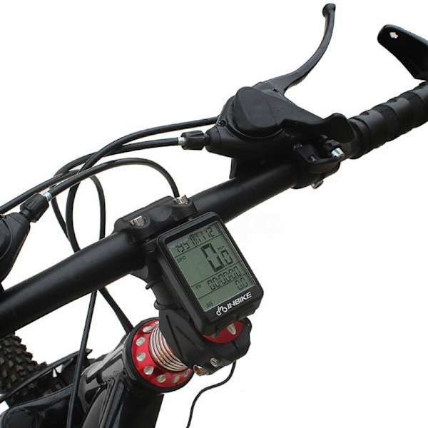 Trådlös cykel-tacho, cykelcomputer, hastighetsmätare, multifunktionell, trådlös