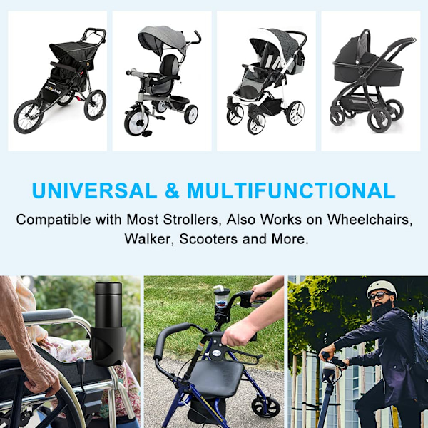 Mugghållare för barnvagnstillbehör, universal cykelbarnvagn-XM2-