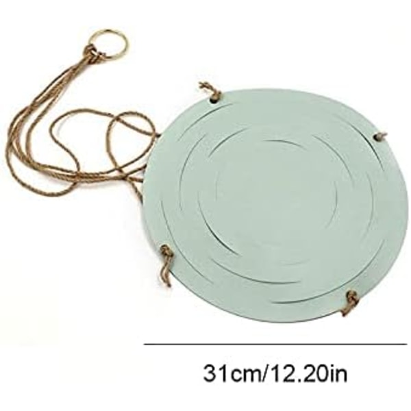 Nahkainen riippuva kukkaruukku - Sisä- ja ulkokäyttöön - 31cm/15cm - Taivaansininen