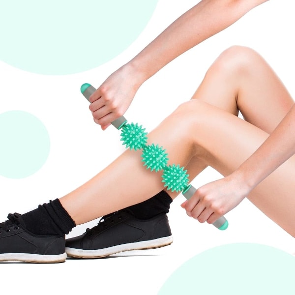 Massagevals (tre bollar cyan)