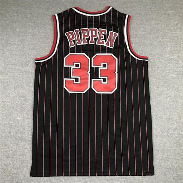 Nye 2023 baskettrøje-tøj #33 Pippen Rodman T-shirt style 1 style 1 L