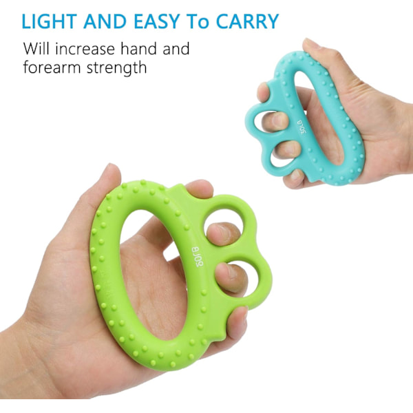 Taso 3 Grip Set, Sormiharjoittelija, Silikoninen Grip Trainer