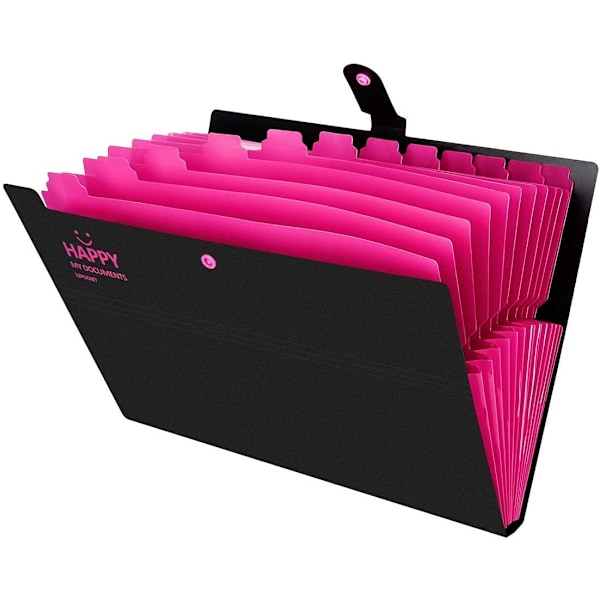 Expanderbar Portabel Dokumentmapp, A4-mapp, A4-mapp, 12-XM2-