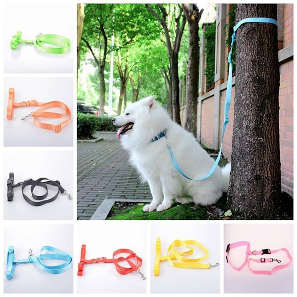 Handsfree-koppel för din hund - 95-168 cm! Rosa
