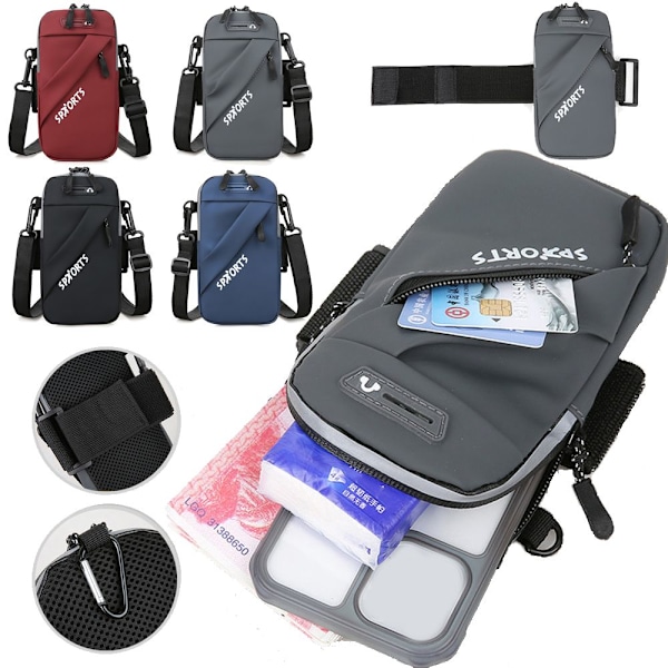 Skuldertaske Mini Crossbody-tasker Telefonholder BLÅ-KK1- blue