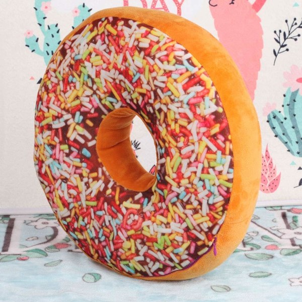 Rund doughnut ryglæn fyld pude kontorstol-XM2-