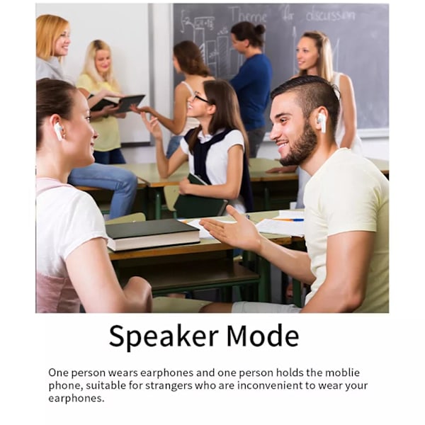 Multilingvisk Oversætter Øretelefoner Trådløse Bluetooth Oversætter Øretelefoner 144 Sprog, Bluetooth 5.3, Lang Batterilevetid - B11 Modely
