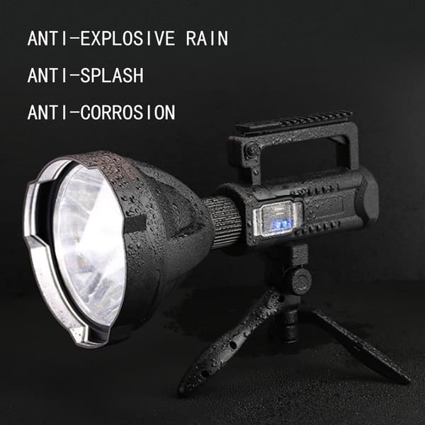 Flashlight 200000 Lumen Rechargeable, 200000 Lumen Flashlight, Strongest Flashlight, World's Strongest Flashlight, Flashlight 200000 Lumen (Large)-FM-