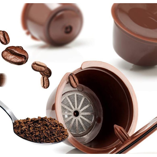 5-pak Kaffekapsler til Dolce Gusto - Kaffe brown 70