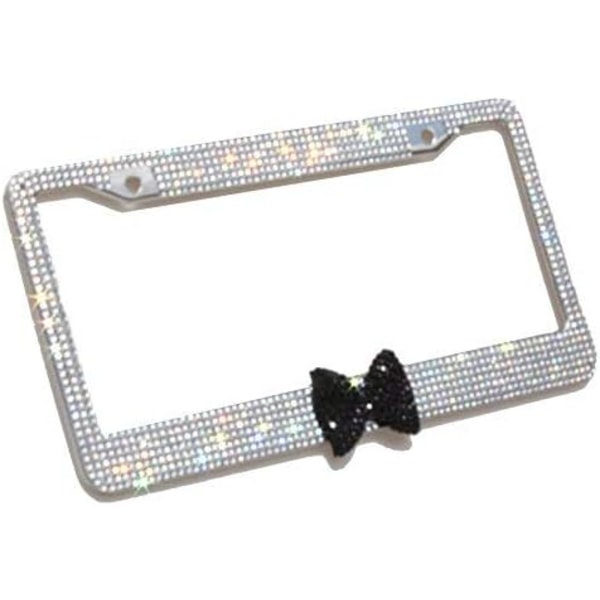 8 Rader Bling Bling Rhinestone Rustfritt Stål Skiltplate