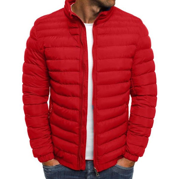 Herr Packable Lett Dunjakke Vinterfrakk Yttertøy W Red-KK1- Red 2XL