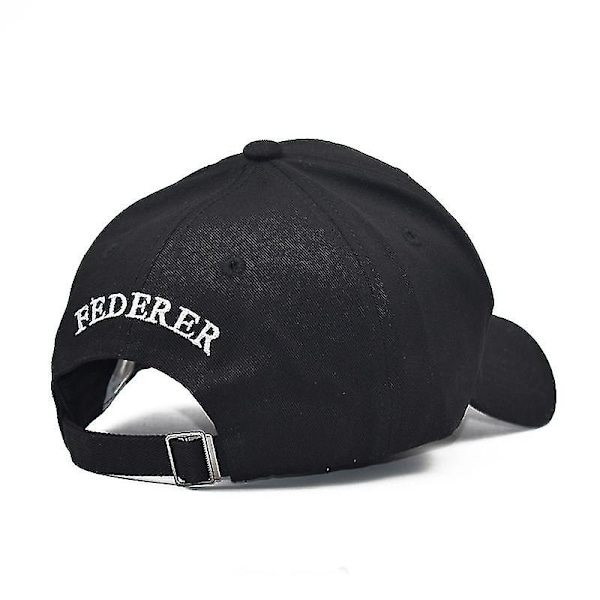 Roger Federer keps Basebollkeps Solhatt (FMY) Black