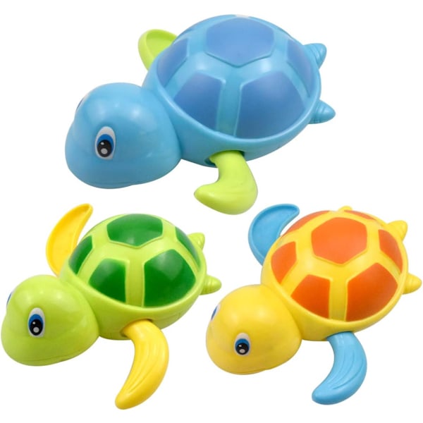 3-pack Badleksaker, Uppdragbara Sköldpaddsbadleksaker, Vattenleksaker-XM2-