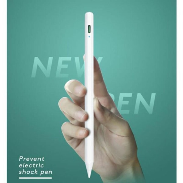 Touch Pen iPad Stylus Penn med Aktiv Kapasitiv Tilt-sensorfunksjon Egnet for Apple Tablet iPad Hvit