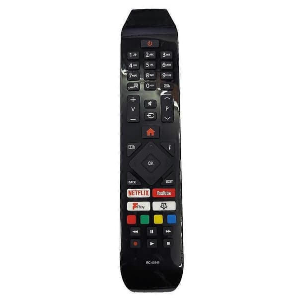 RC43140 Remote Control Compatible with JVC Vesstel Hitachi TV Remote Control-FM-