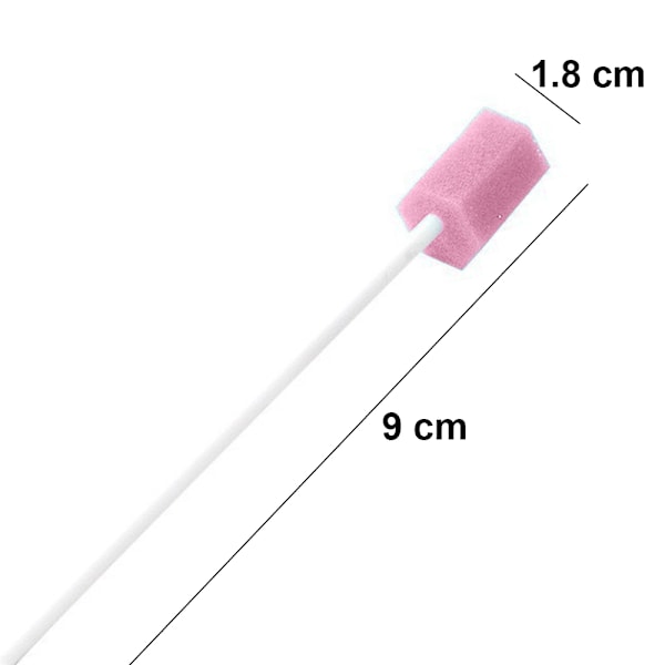 100 stk Oral Care Swabs - Tannrengjøring Mun Toothette Oral