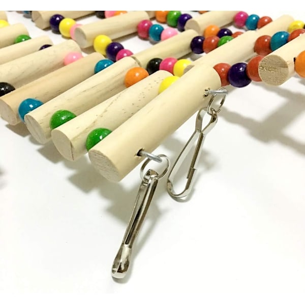 Leksaksset för fågelbur - 3-pack papegojleksaker ekorre hamster-XM2-