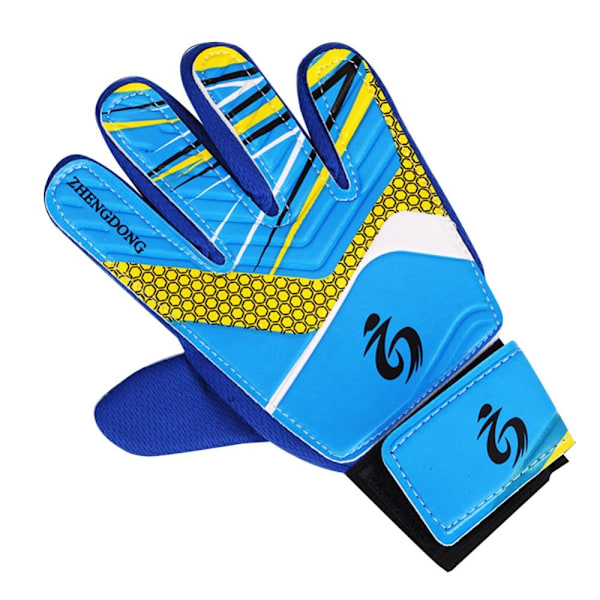 Fotbollsmålvaktshandskar för barn, Blå Storlek 6 blu blue size 6