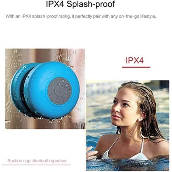 Duschhögtalare Bluetooth Vattentät Vattenresistent Handsfree-XM2-