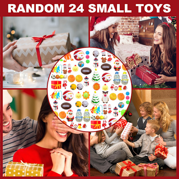 Julkalender med 24 dagars nedräkning Presentask Kalender Blind Box 9