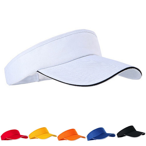 Justerbar Unisex Mænd Kvinder Almindelig Solskygge Sports Golf Tennis B Orang