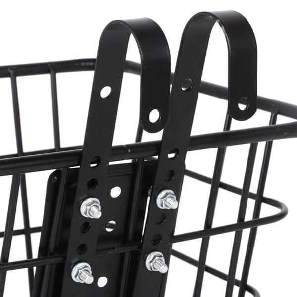 Hanging Bold Bicycle Basket Electric Vehicle Adjustable Front Frame Basket Multifunctional Quick Release Hook-FM-