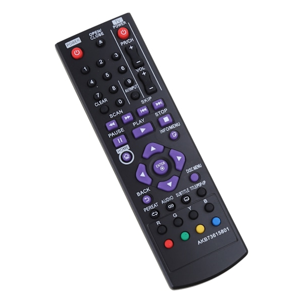 Universal AKB73615801 Fjernkontroll for LG BD670 BD570 BP220