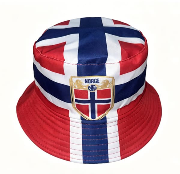 VM 2026 Supporterhatt – Norges flaggdesign – Supporterhatt