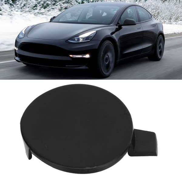 Tesla Model 3 2017-2023 Sort Forreste Kofanger Trækkrogdæksel Erstatning-FM-