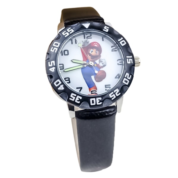 3D Mario Kids Analog Armbandsur Kvartsur Pojkar Flickor B