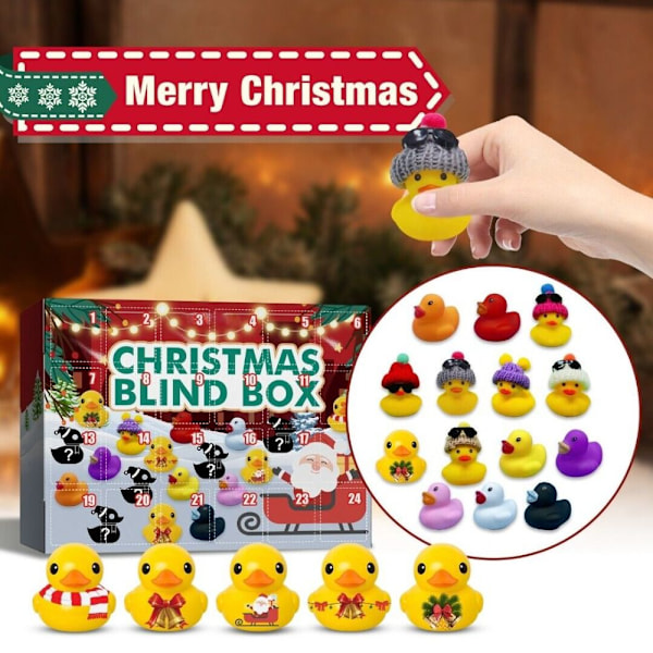 24-pack Julkalender med Gummiänder 13