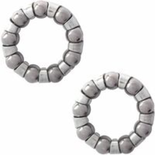 2x Stål Cykel Kullager 19mm 29mm 9 Kulor 6.35mm Universal DIY Cykel Vevparti