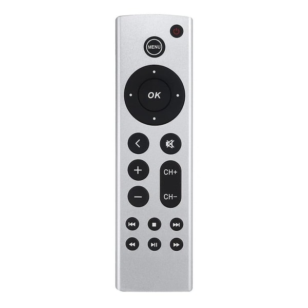 Universal Ersättningsfjärrkontroll Passar Apple TV Fjärrkontroll 4k/ Hd A2169 A1842 A1625 A1427 A1469 A1378 A1218 utan Röst [DB] för Apple TV