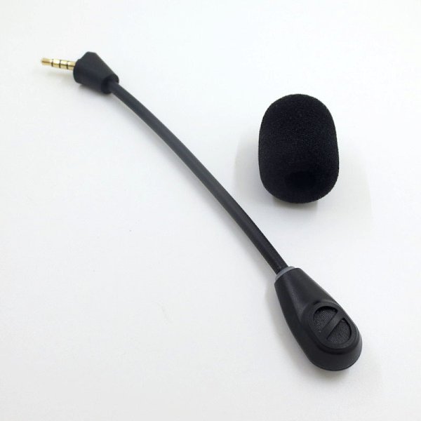 Mikrofoni HyperX Cloud II Wireless -kuulokkeille, jossa melunvaimennus