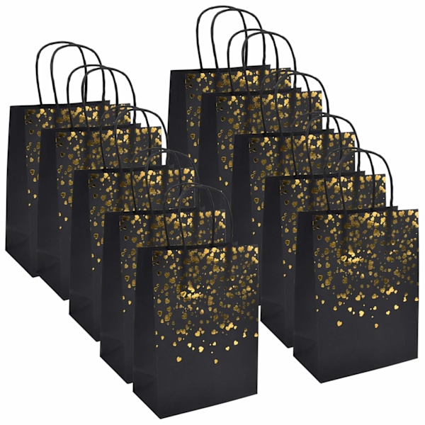 12 kpl Kraft-kassi, 15 x 8 x 21 cm Paperinen lahjakassi, Kraft-paperikassi-XM2-