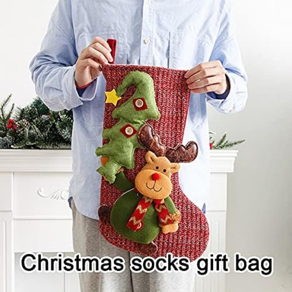 Julstrumpa, Stor Julstrumpa att Hänga, Design Jultomte