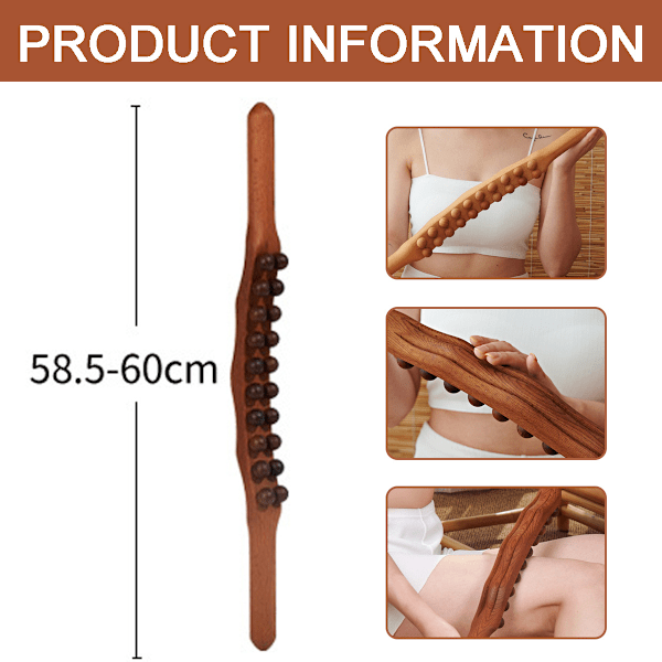Guasha träpinne verktyg träterapi skrapning lymfatisk dränering